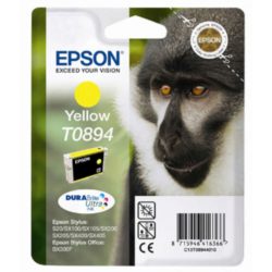 Epson Monkey T0894 DURABrite Ultra Ink, Ink Cartridge, Yellow Single Pack C13T08944010